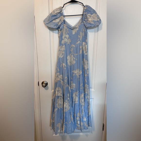 Free People | Sundrenched Short-Sleeve Maxi Dress (NWT) - Picture 5 of 6